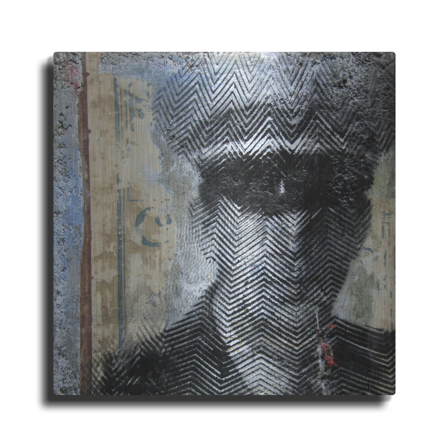 Luxe Metal Art 'Weathered' by LovIsArt, Metal Wall Art