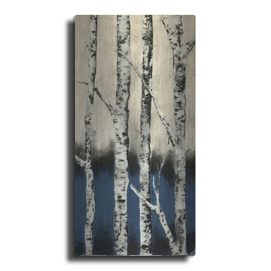 Luxe Metal Art 'Winter Birch' by LovIsArt, Metal Wall Art