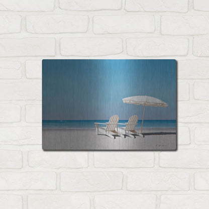 Luxe Metal Art 'Lazy Days' by Zhen-Huan Lu, Metal Wall Art,16x12