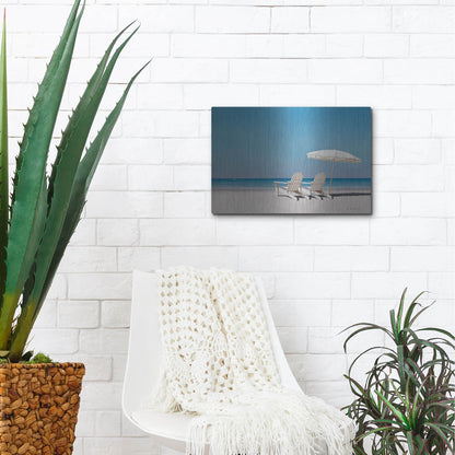 Luxe Metal Art 'Lazy Days' by Zhen-Huan Lu, Metal Wall Art,16x12