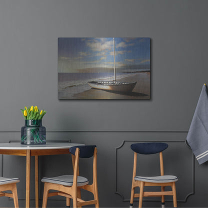 Luxe Metal Art 'Sunset' by Zhen-Huan Lu, Metal Wall Art,36x24