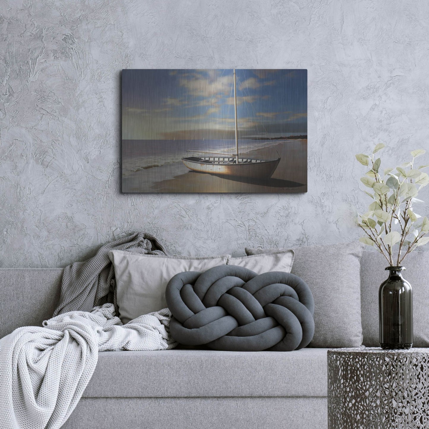 Luxe Metal Art 'Sunset' by Zhen-Huan Lu, Metal Wall Art,36x24