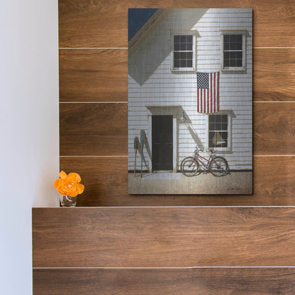 Luxe Metal Art 'Rad Bicycle' by Zhen-Huan Lu, Metal Wall Art,12x16