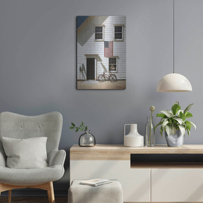 Luxe Metal Art 'Rad Bicycle' by Zhen-Huan Lu, Metal Wall Art,16x24