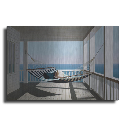 Luxe Metal Art 'Hammock & Pillows' by Zhen-Huan Lu, Metal Wall Art