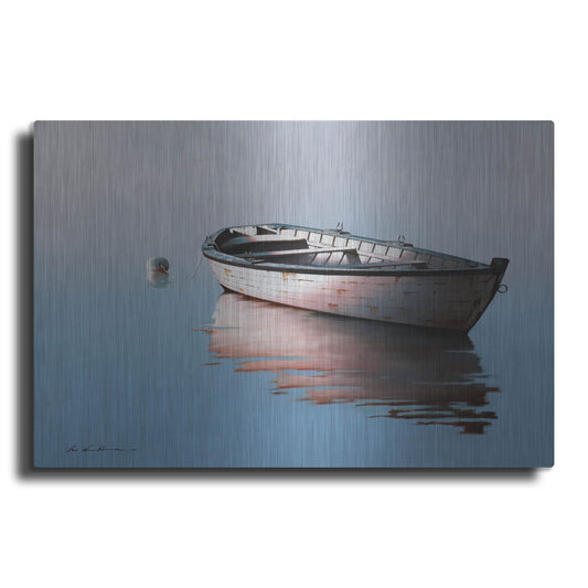 Luxe Metal Art 'Lonely Boat 2017' by Zhen-Huan Lu, Metal Wall Art
