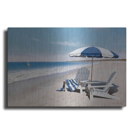 Luxe Metal Art 'Beach Bum' by Zhen-Huan Lu, Metal Wall Art