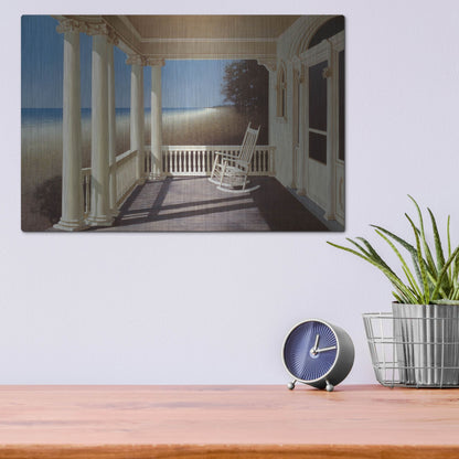 Luxe Metal Art 'North Sea' by Zhen-Huan Lu, Metal Wall Art,16x12