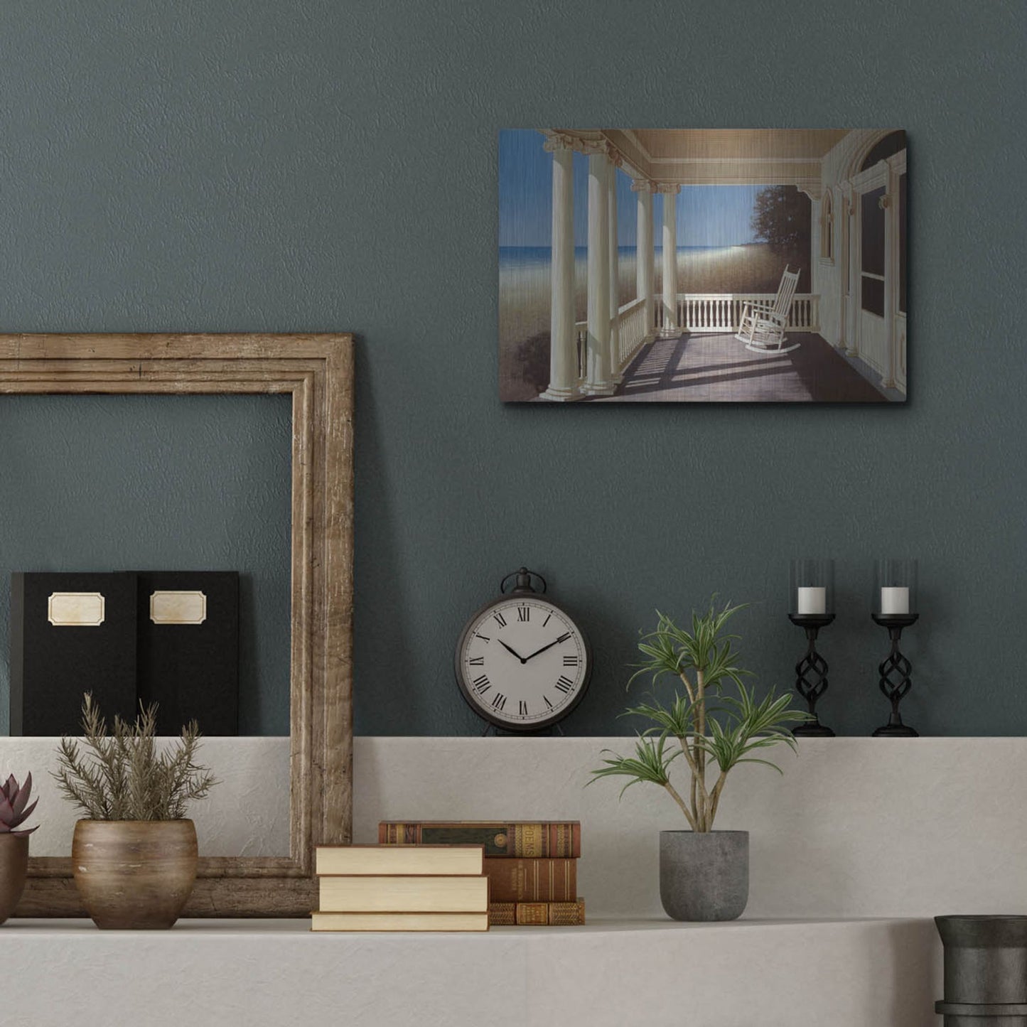 Luxe Metal Art 'North Sea' by Zhen-Huan Lu, Metal Wall Art,16x12