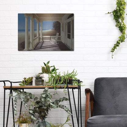 Luxe Metal Art 'North Sea' by Zhen-Huan Lu, Metal Wall Art,16x12