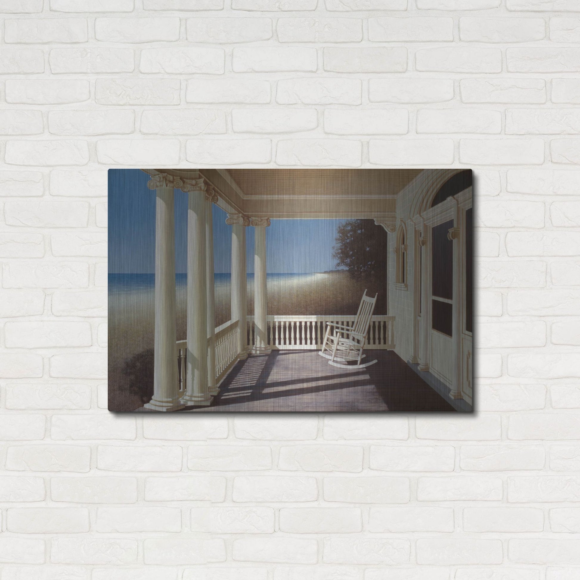 Luxe Metal Art 'North Sea' by Zhen-Huan Lu, Metal Wall Art,36x24