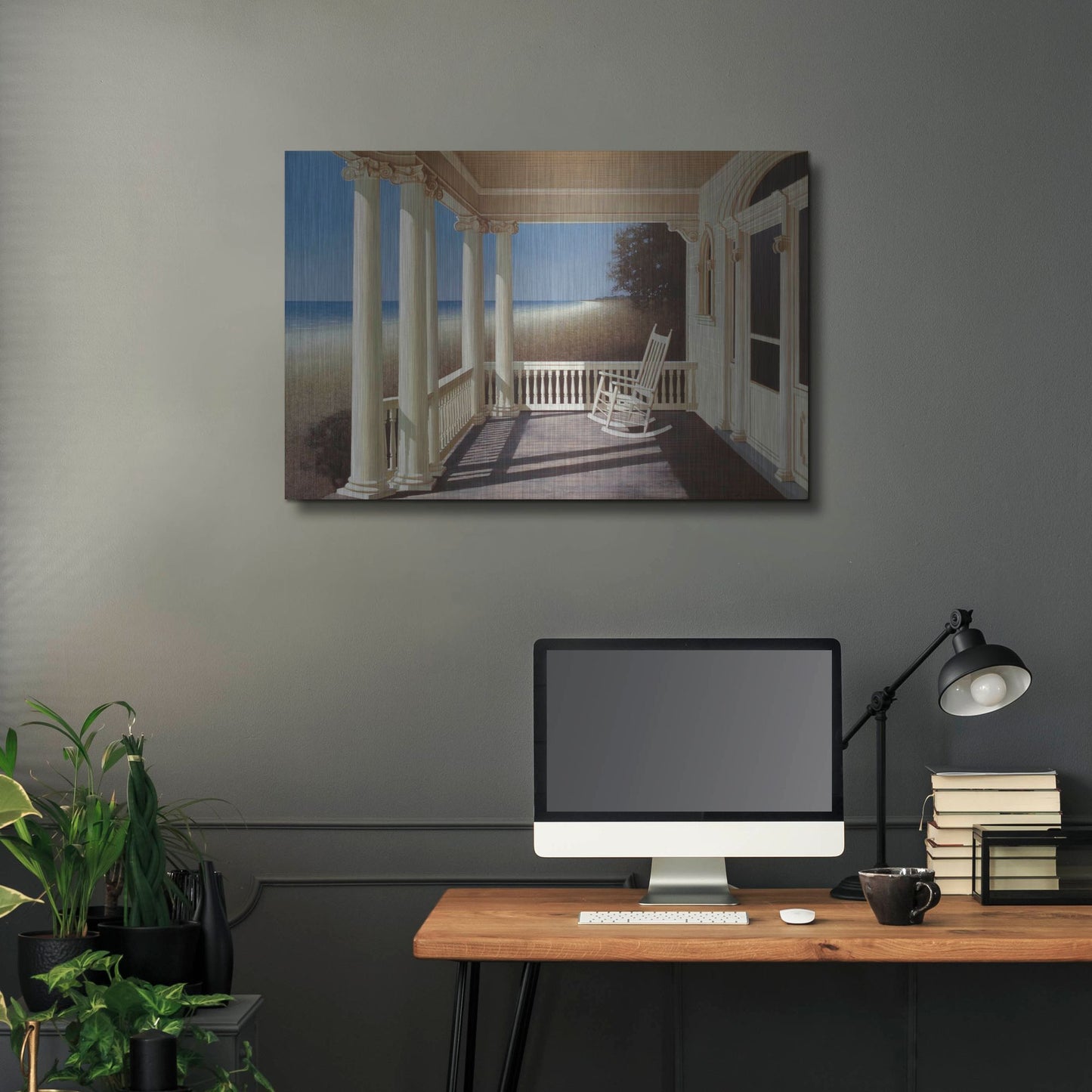 Luxe Metal Art 'North Sea' by Zhen-Huan Lu, Metal Wall Art,36x24