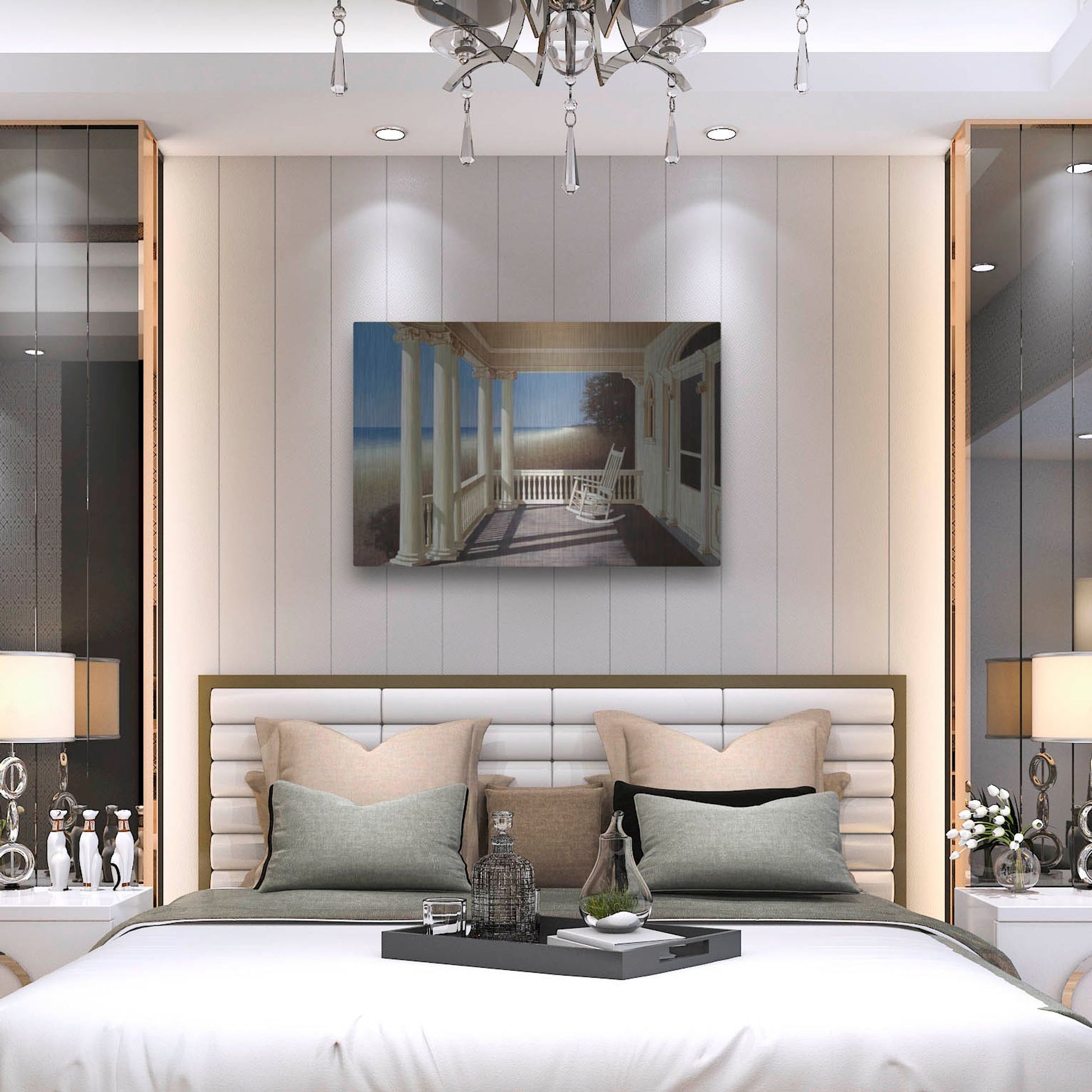 Luxe Metal Art 'North Sea' by Zhen-Huan Lu, Metal Wall Art,36x24