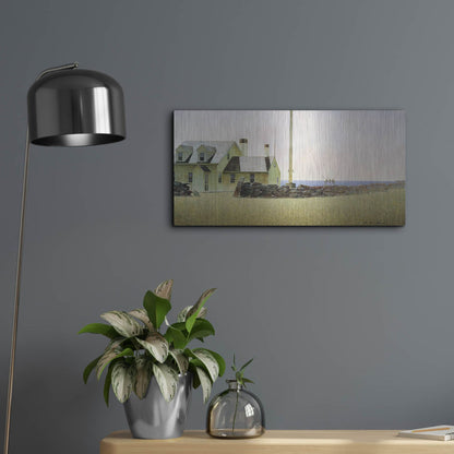 Luxe Metal Art 'Southern Island' by Zhen-Huan Lu, Metal Wall Art,24x12