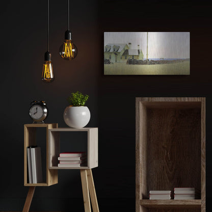 Luxe Metal Art 'Southern Island' by Zhen-Huan Lu, Metal Wall Art,24x12