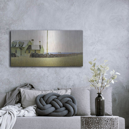 Luxe Metal Art 'Southern Island' by Zhen-Huan Lu, Metal Wall Art,48x24