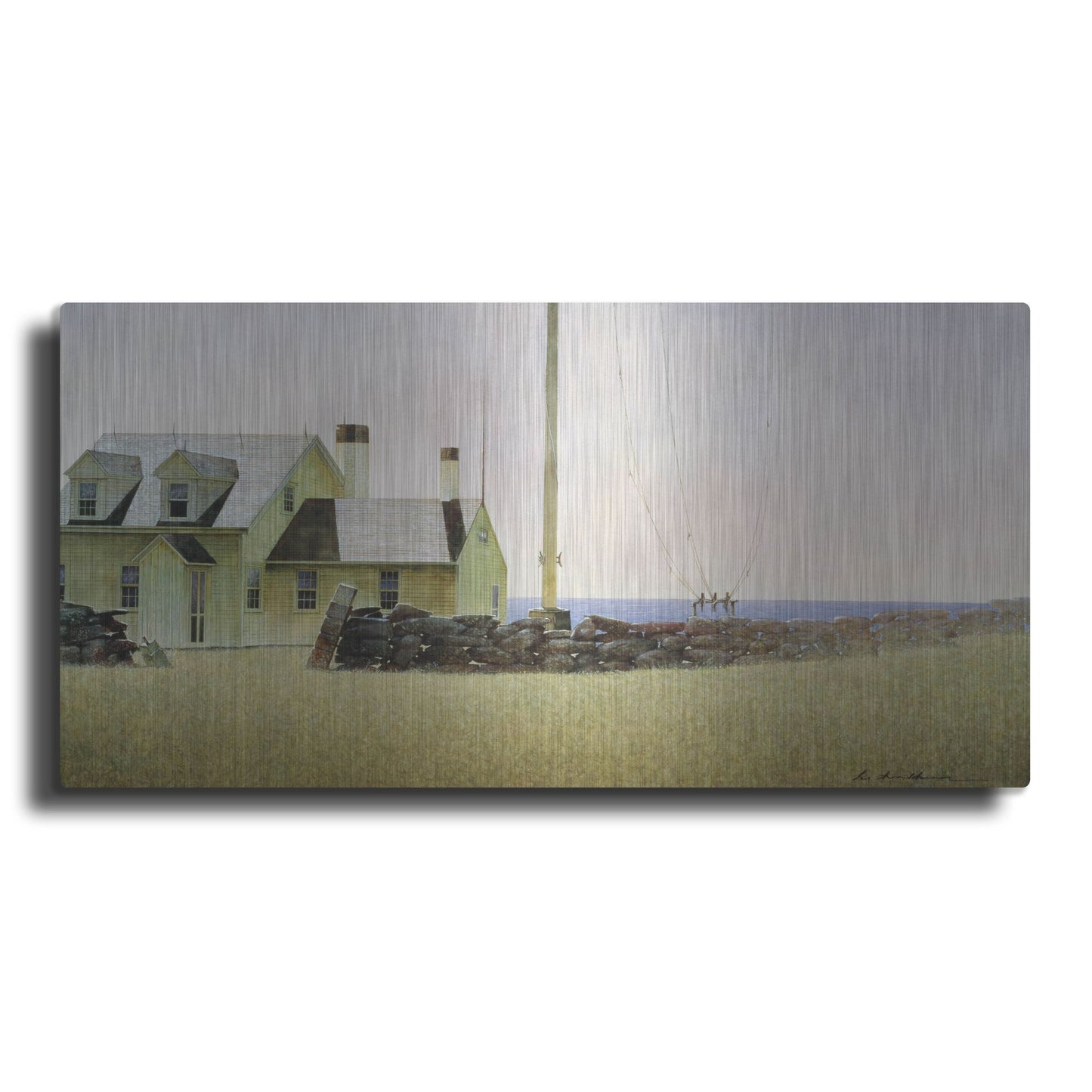 Luxe Metal Art 'Southern Island' by Zhen-Huan Lu, Metal Wall Art