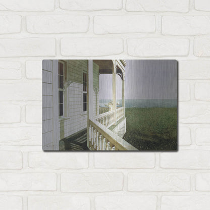 Luxe Metal Art 'Nantucket Light' by Zhen-Huan Lu, Metal Wall Art,16x12