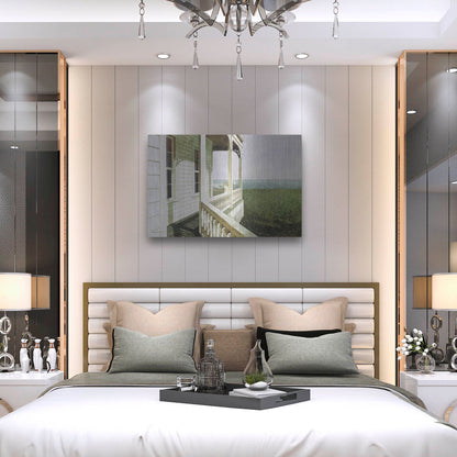 Luxe Metal Art 'Nantucket Light' by Zhen-Huan Lu, Metal Wall Art,36x24