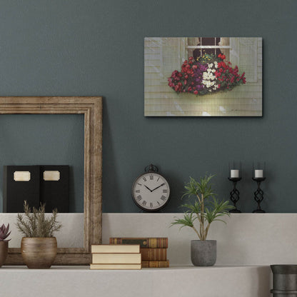 Luxe Metal Art 'Flowerbox' by Zhen-Huan Lu, Metal Wall Art,16x12