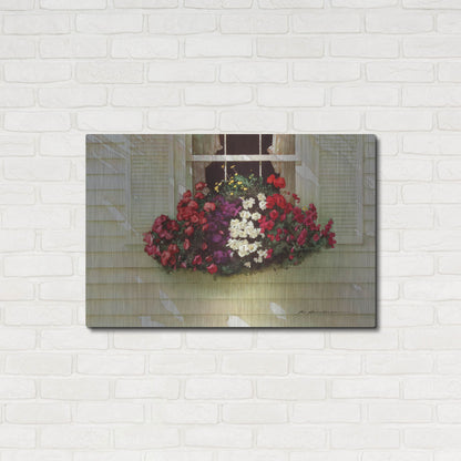Luxe Metal Art 'Flowerbox' by Zhen-Huan Lu, Metal Wall Art,36x24