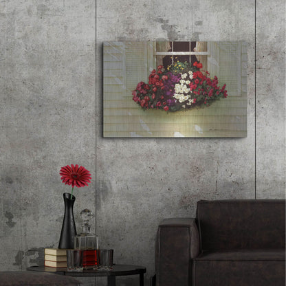Luxe Metal Art 'Flowerbox' by Zhen-Huan Lu, Metal Wall Art,36x24