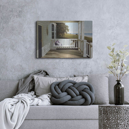 Luxe Metal Art 'Shore House' by Zhen-Huan Lu, Metal Wall Art,36x24