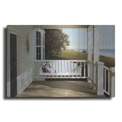 Luxe Metal Art 'Shore House' by Zhen-Huan Lu, Metal Wall Art