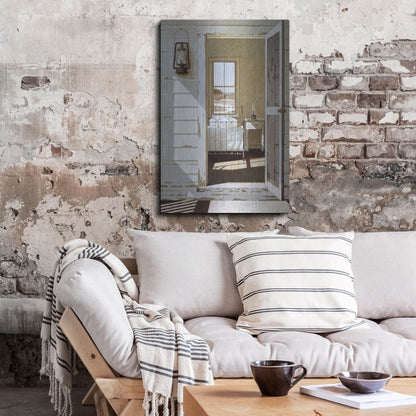 Luxe Metal Art 'Oil Lamp' by Zhen-Huan Lu, Metal Wall Art,24x36