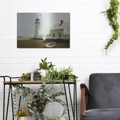 Luxe Metal Art 'Point Lookout' by Zhen-Huan Lu, Metal Wall Art,16x12