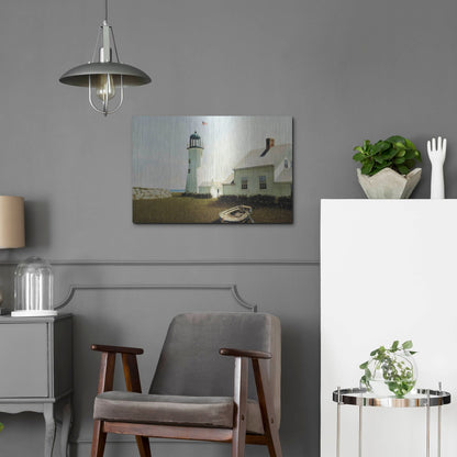 Luxe Metal Art 'Point Lookout' by Zhen-Huan Lu, Metal Wall Art,24x16