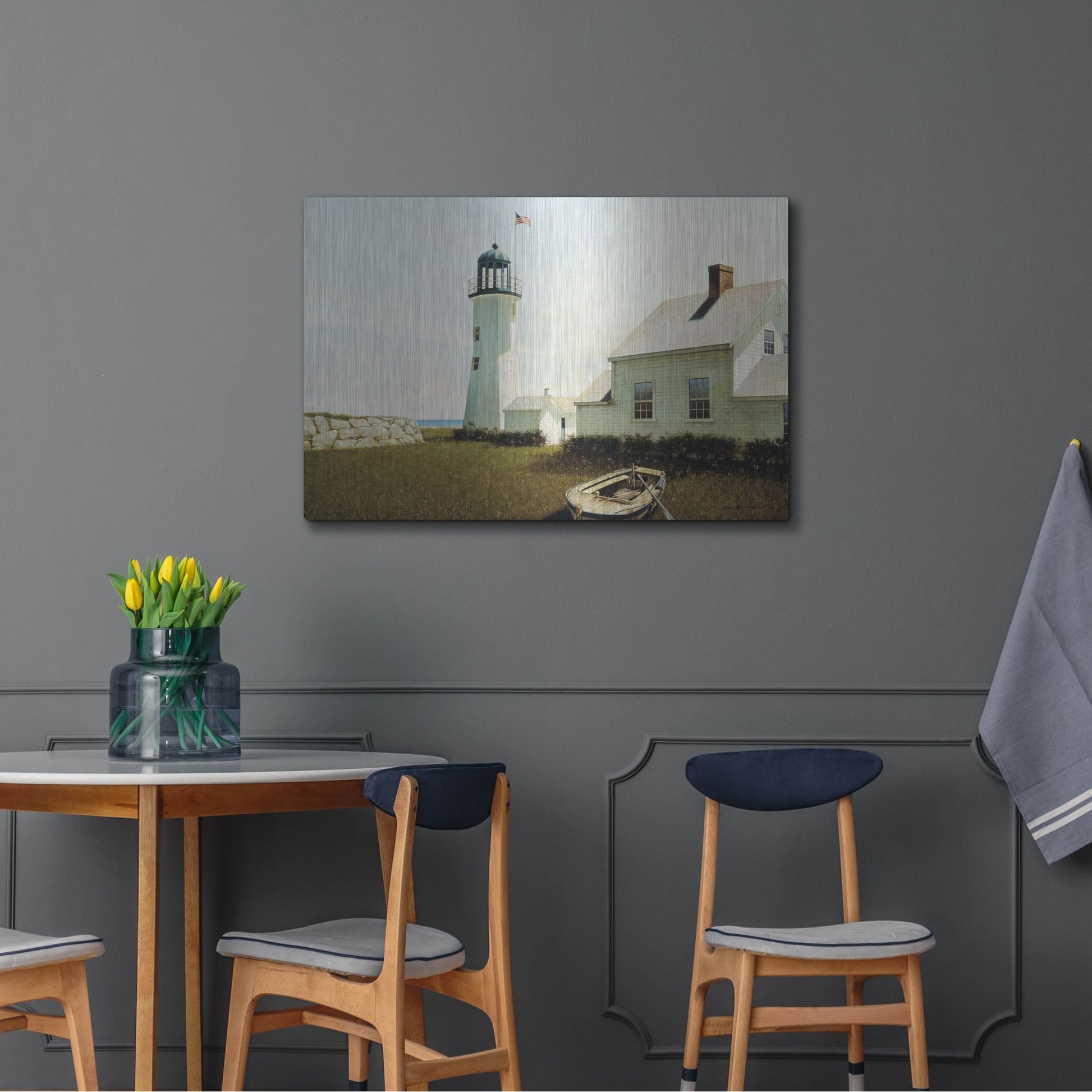 Luxe Metal Art 'Point Lookout' by Zhen-Huan Lu, Metal Wall Art,36x24