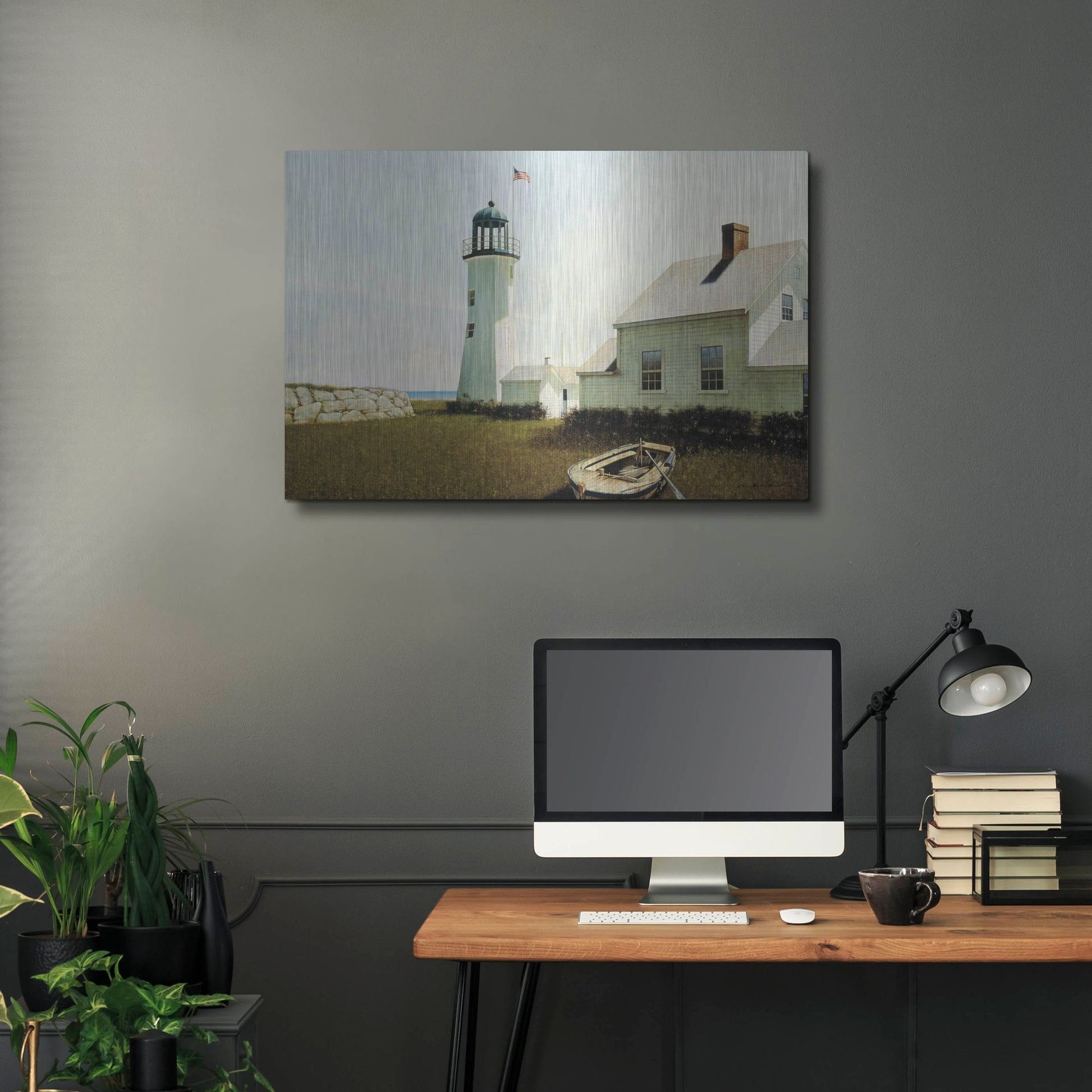 Luxe Metal Art 'Point Lookout' by Zhen-Huan Lu, Metal Wall Art,36x24