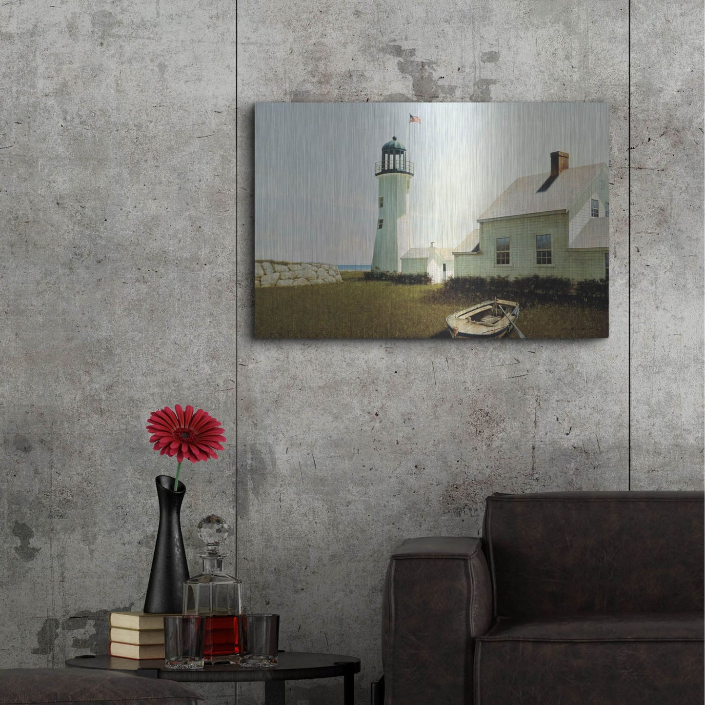 Luxe Metal Art 'Point Lookout' by Zhen-Huan Lu, Metal Wall Art,36x24