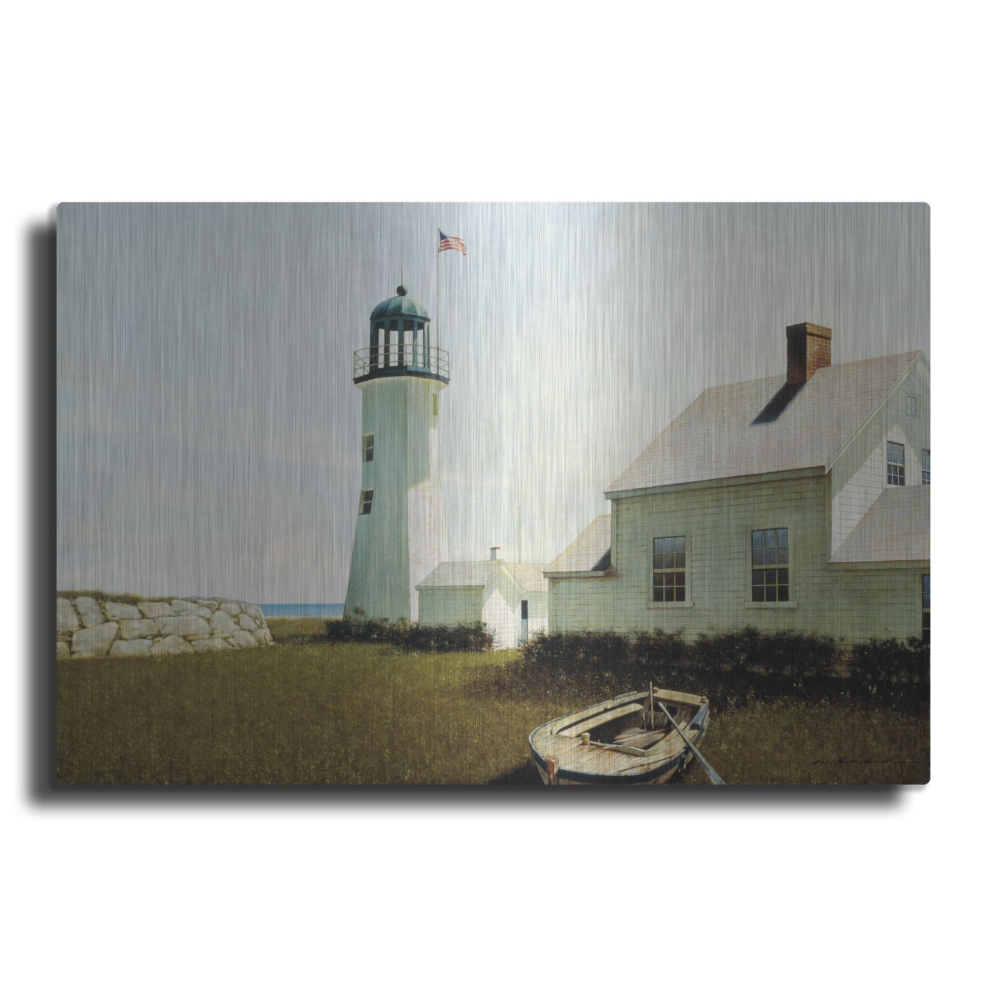 Luxe Metal Art 'Point Lookout' by Zhen-Huan Lu, Metal Wall Art