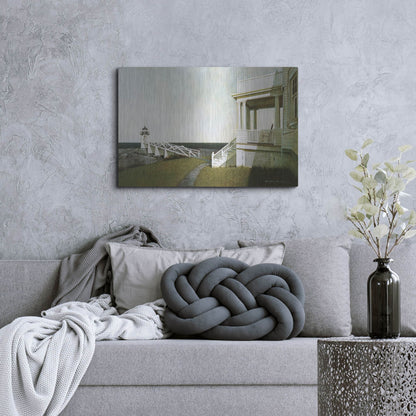 Luxe Metal Art 'Marshall Point Lighthouse' by Zhen-Huan Lu, Metal Wall Art,36x24