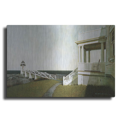 Luxe Metal Art 'Marshall Point Lighthouse' by Zhen-Huan Lu, Metal Wall Art