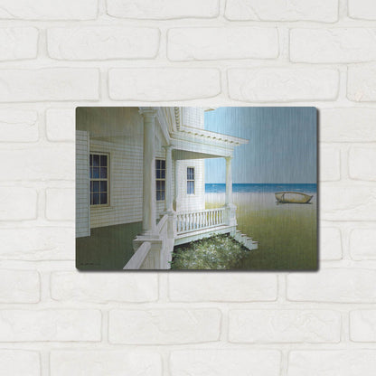 Luxe Metal Art 'Deserted' by Zhen-Huan Lu, Metal Wall Art,16x12