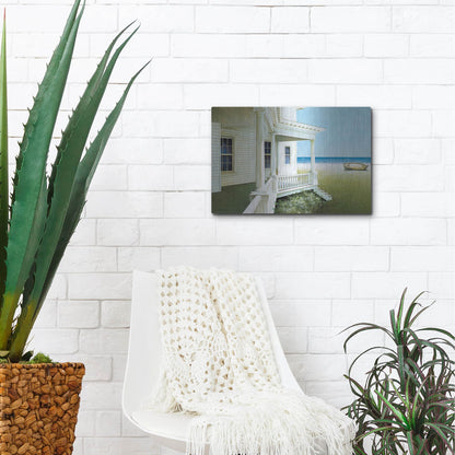 Luxe Metal Art 'Deserted' by Zhen-Huan Lu, Metal Wall Art,16x12