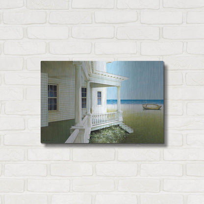 Luxe Metal Art 'Deserted' by Zhen-Huan Lu, Metal Wall Art,24x16