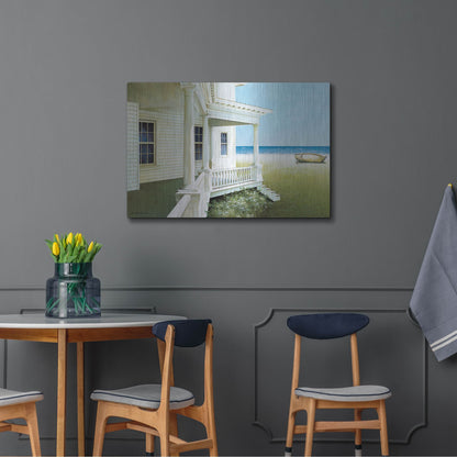 Luxe Metal Art 'Deserted' by Zhen-Huan Lu, Metal Wall Art,36x24