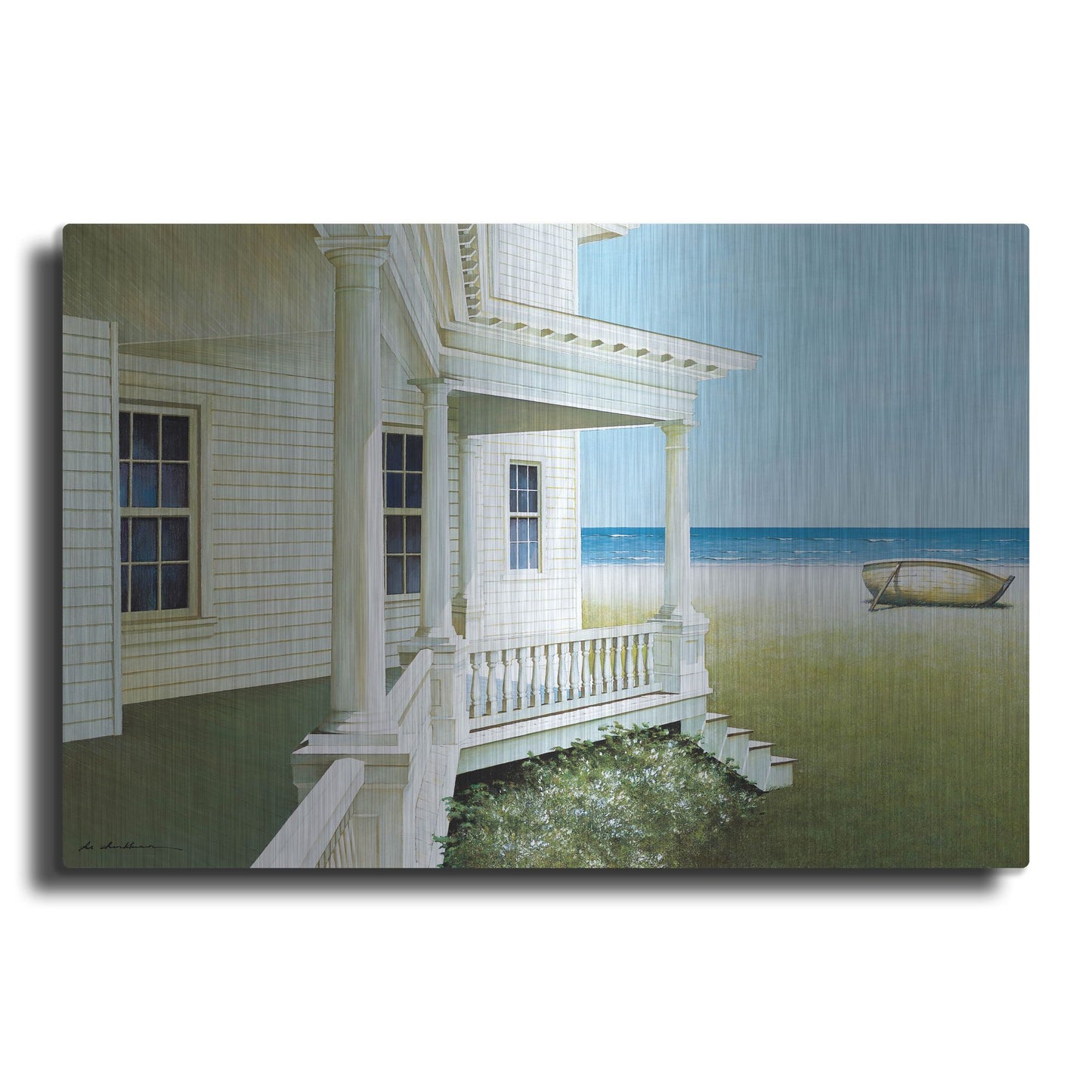 Luxe Metal Art 'Deserted' by Zhen-Huan Lu, Metal Wall Art