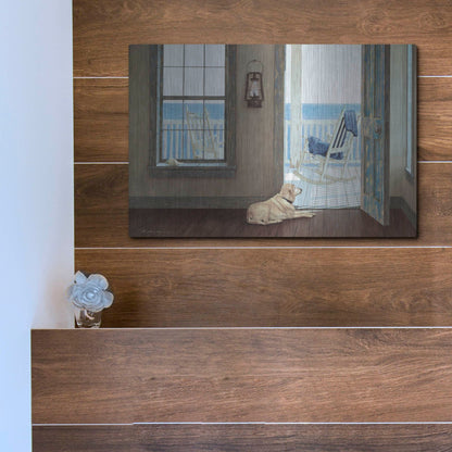 Luxe Metal Art 'The Rocking Chair' by Zhen-Huan Lu, Metal Wall Art,16x12