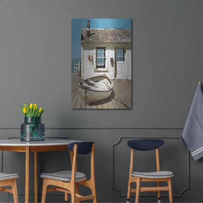 Luxe Metal Art 'Weathered Traveler' by Zhen-Huan Lu, Metal Wall Art,24x36