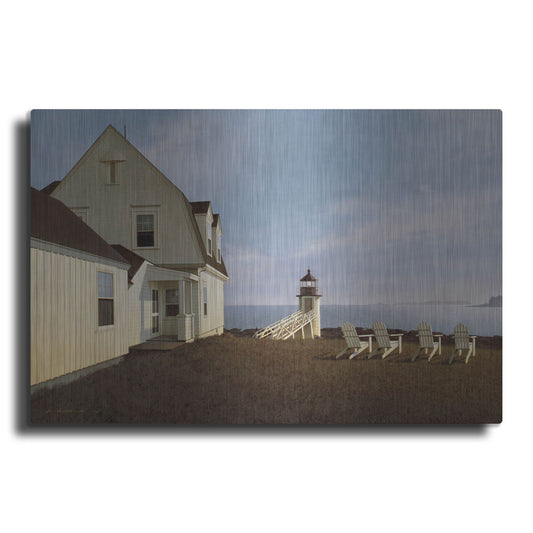 Luxe Metal Art 'Island View' by Zhen-Huan Lu, Metal Wall Art