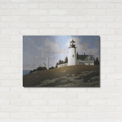 Luxe Metal Art 'Lighthouse 2' by Zhen-Huan Lu, Metal Wall Art,36x24