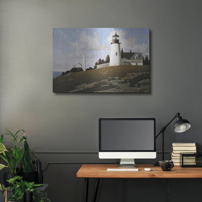 Luxe Metal Art 'Lighthouse 2' by Zhen-Huan Lu, Metal Wall Art,36x24