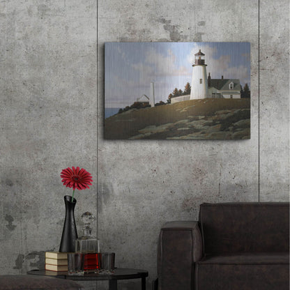 Luxe Metal Art 'Lighthouse 2' by Zhen-Huan Lu, Metal Wall Art,36x24