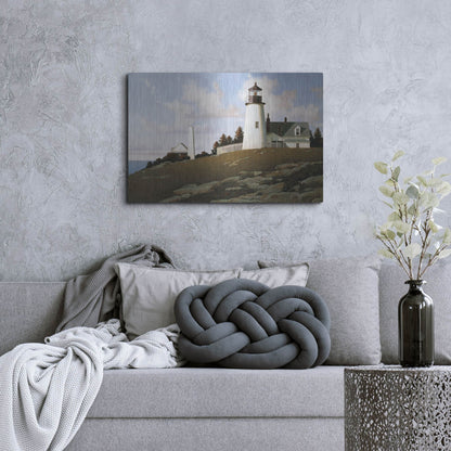 Luxe Metal Art 'Lighthouse 2' by Zhen-Huan Lu, Metal Wall Art,36x24
