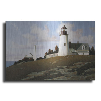Luxe Metal Art 'Lighthouse 2' by Zhen-Huan Lu, Metal Wall Art